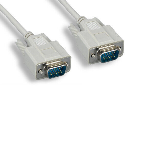 Kentek 10\' VGA HD15 14 Pin Video Cable 28AWG for PC Monitor Legacy Equipment 14C