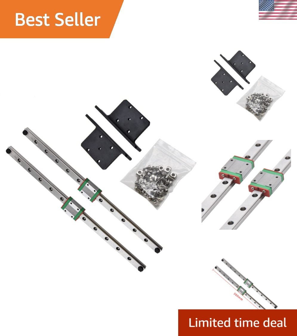 Upgrade Y axis Linear Rail Guide Kit 300MM Length for Ender3 3D Printer