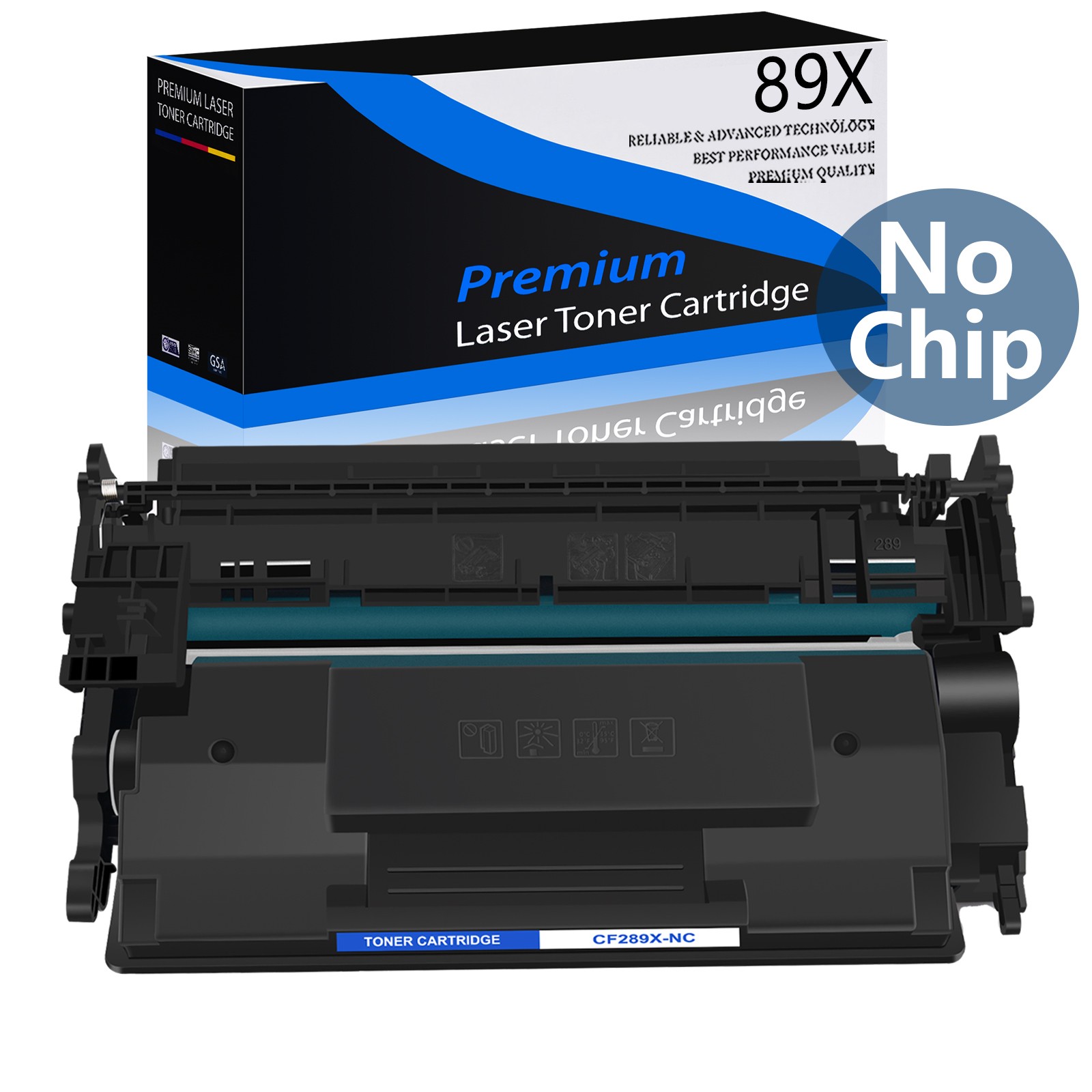 1PK [No Chip] Toner CF289X 89X Compatible With HP CF289X MFP M528dn M507x M507n