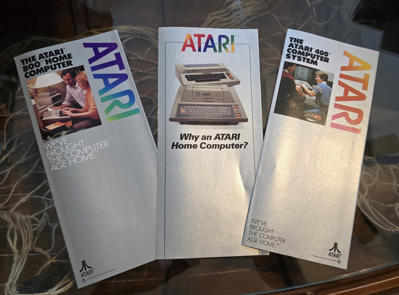 Vintage Atari 400/800 Home Computer Brochures – Set of 3 – $20