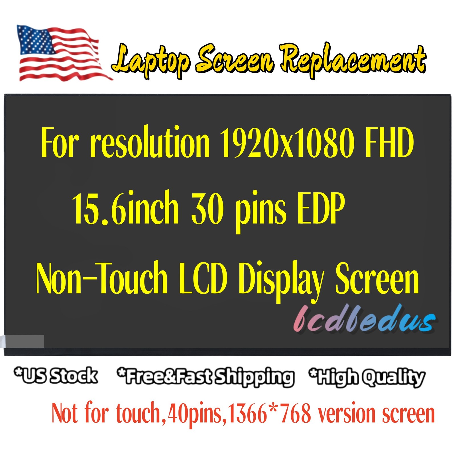 LP156WFC(SP)(M5) LP156WFC-SPM5 IPS 15.6'' FHD 1920x1080 30pin Display LCD Screen