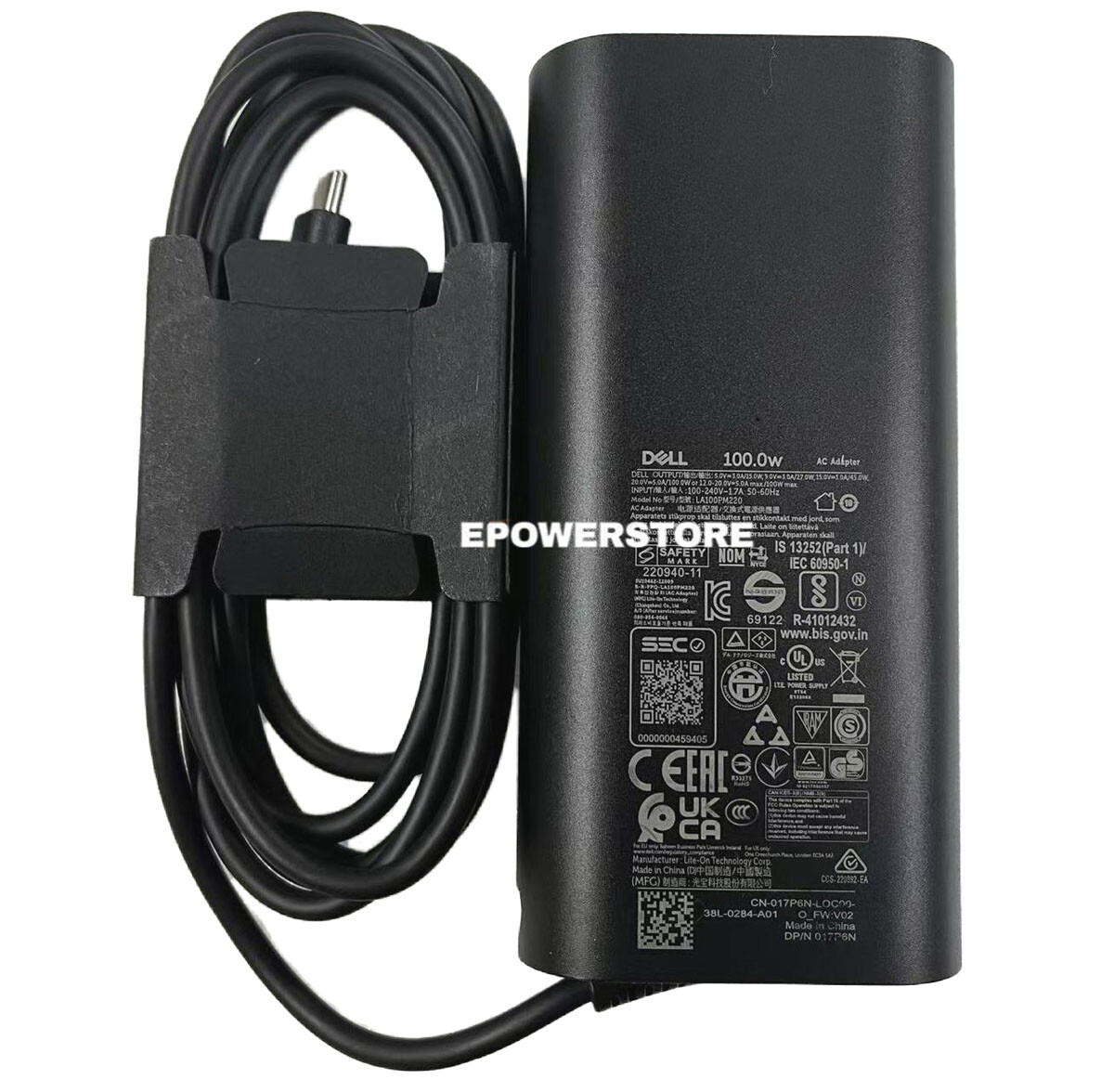 Original 20V 5A 100W Type-C AC Adapter Charger Dell Precision 5690 5680 100W