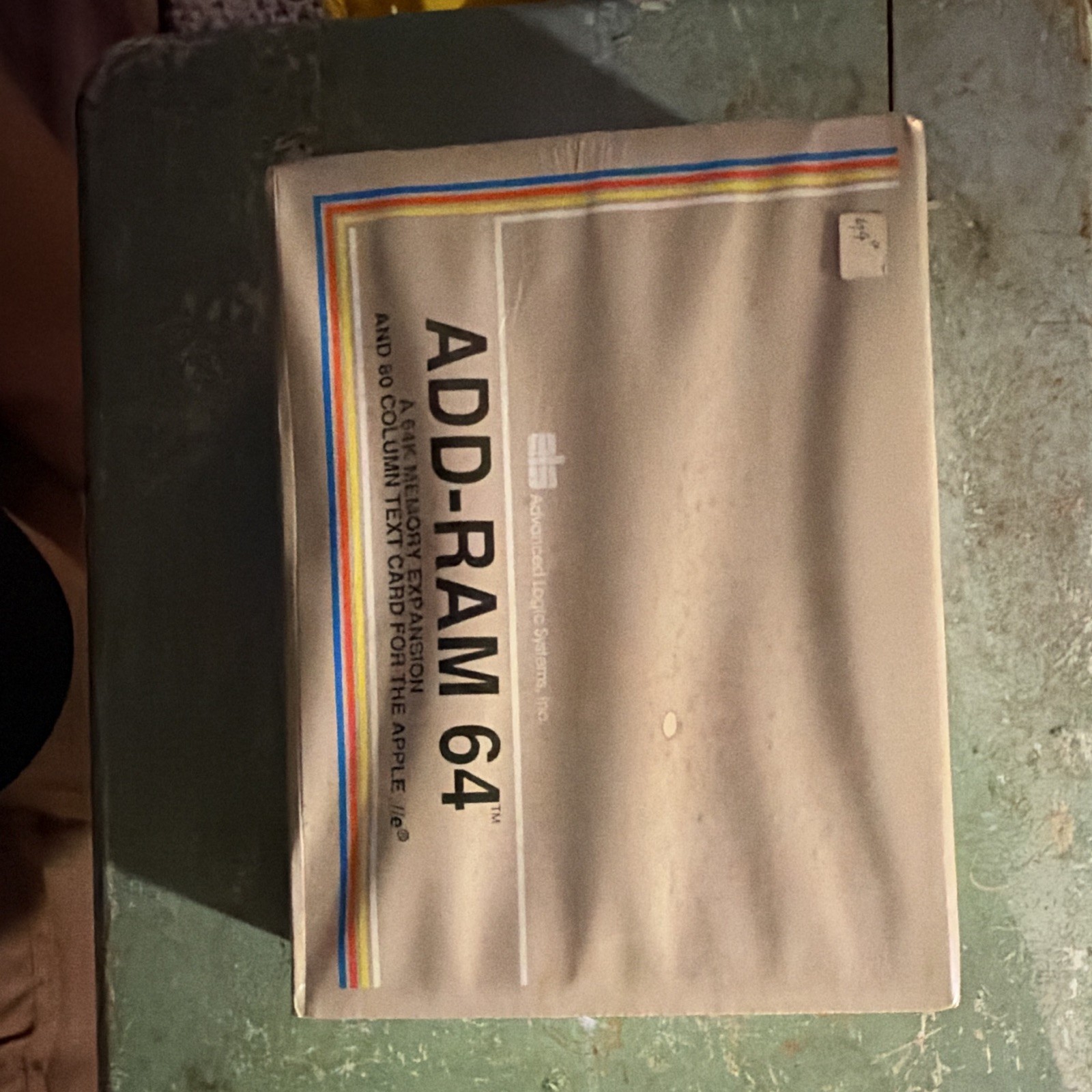 Advanced Logic Systems ADD-RAM 64 64K Memory Expansion for Apple IIe UNTESTED