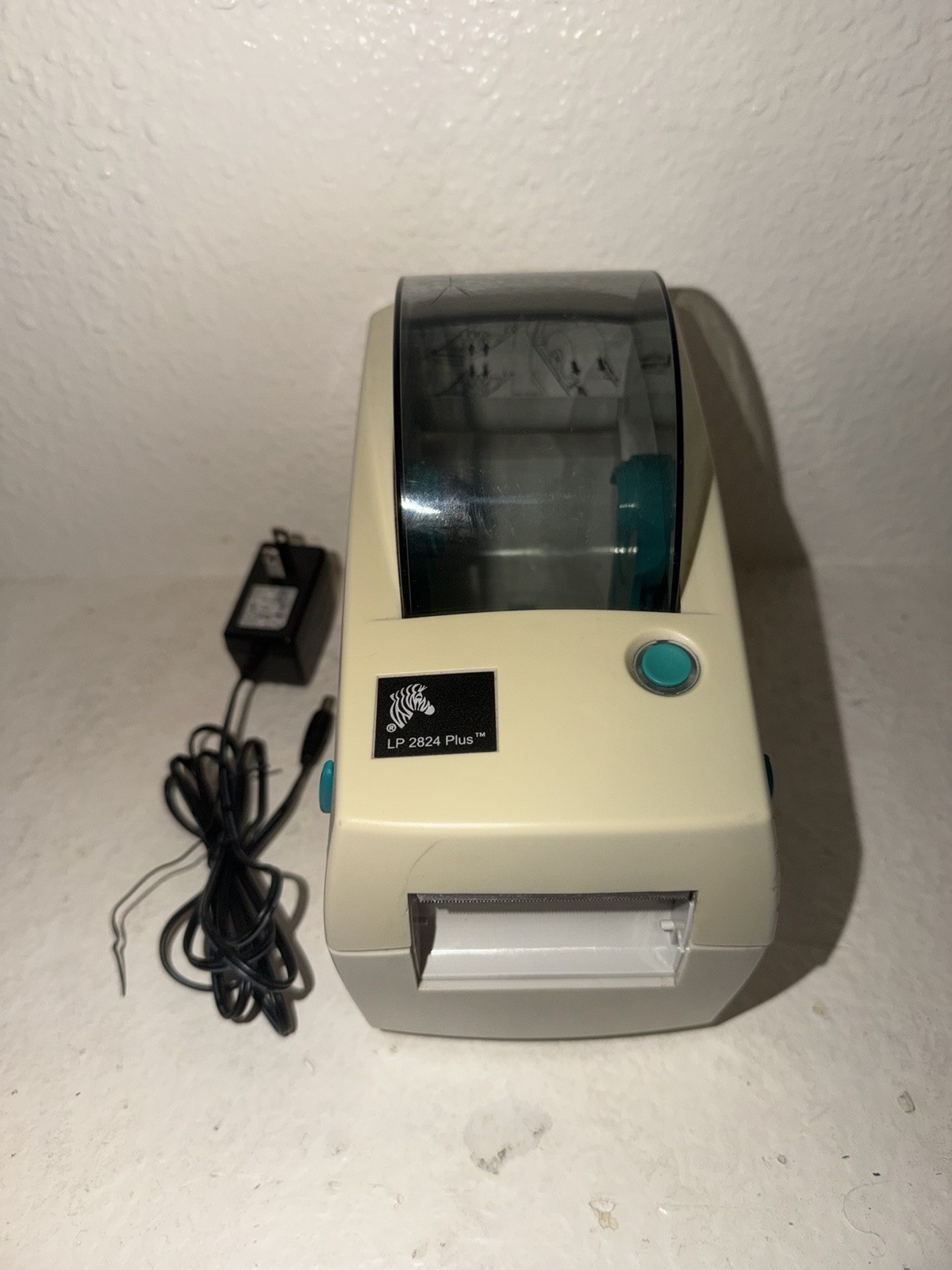 Zebra LP2824 Plus Direct Thermal Barcode Label Printer Dispenser USB TESTED