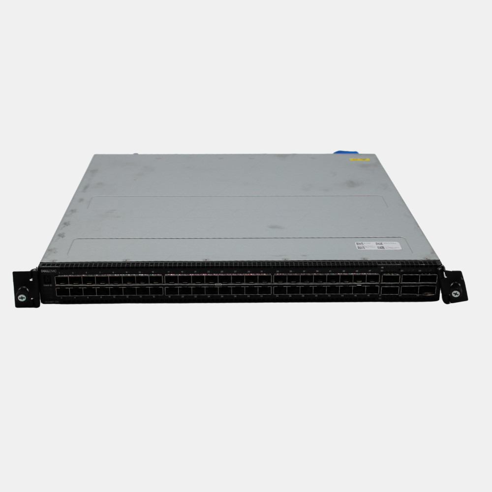 Dell EMC S5248F-ON 48-Port 10/25GbE Network Switch Bent Rack Ears & Ports