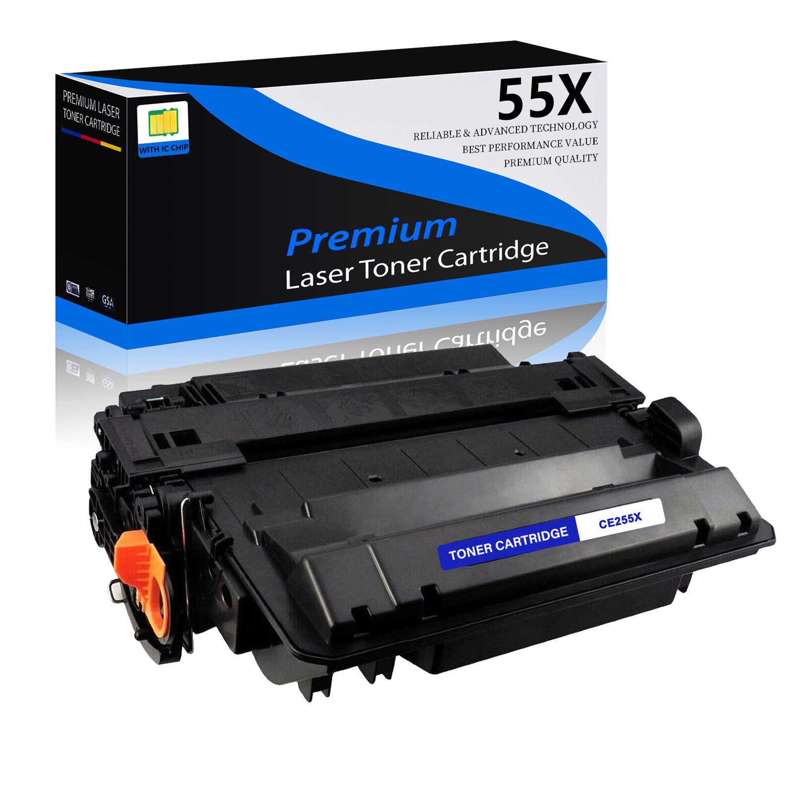 55X CE255X CE255XC High Capacity Black LASER Toner for HP LASER P3015 Printers