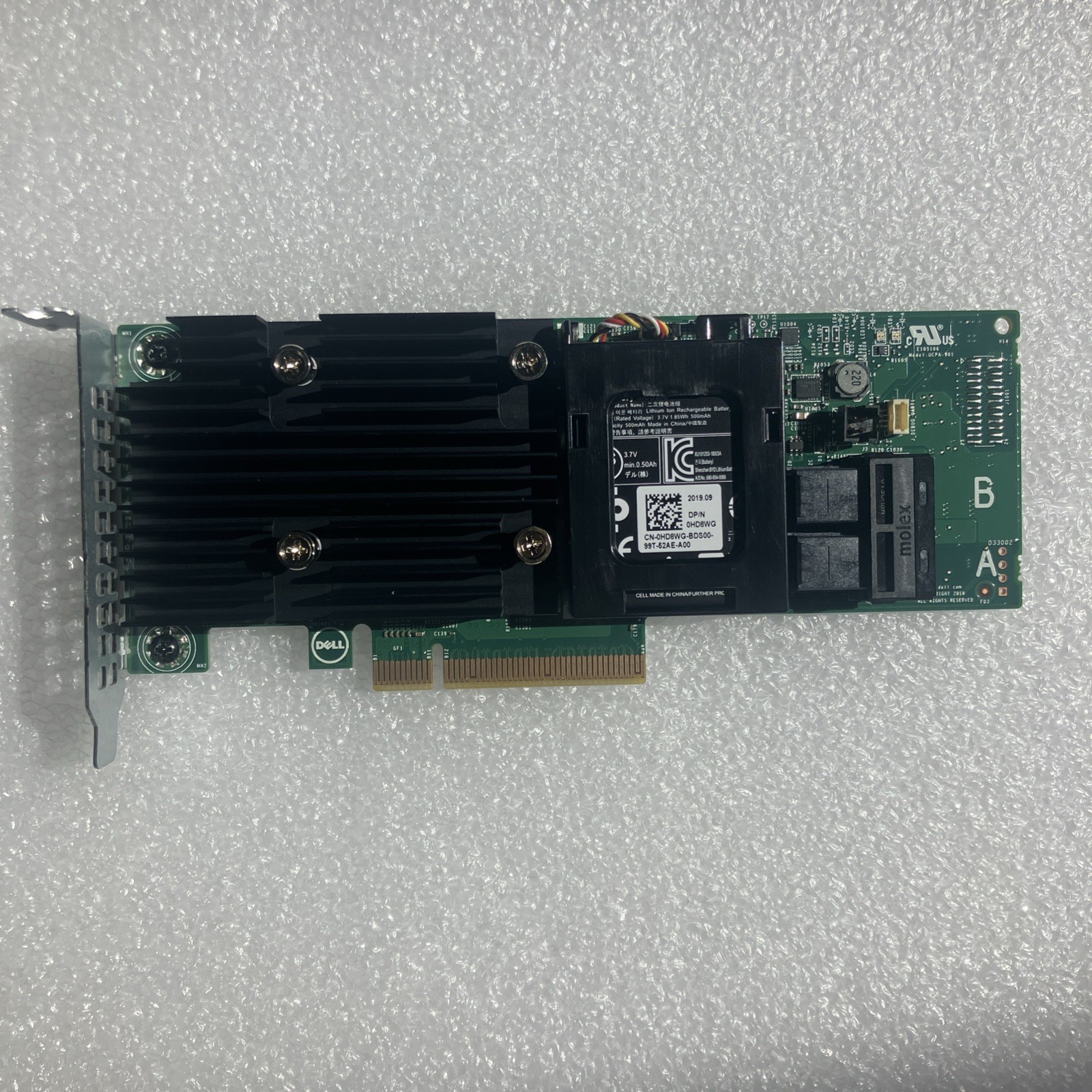 Dell PERC H730P 12Gb/s 2GB Cache PCIe SAS/SATA RAID Controller Dell P/N: 0XYHWN
