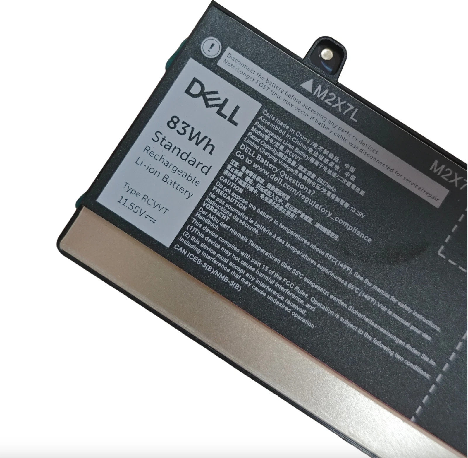 Original RCVVT Battery 83Wh for Dell Precision 7670 7680 7770 7780 NWDC0 0NWDC0