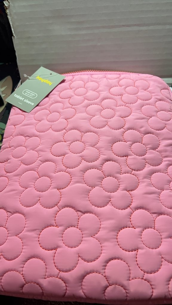 Heyday Pink Quilted Tablet Sleeve