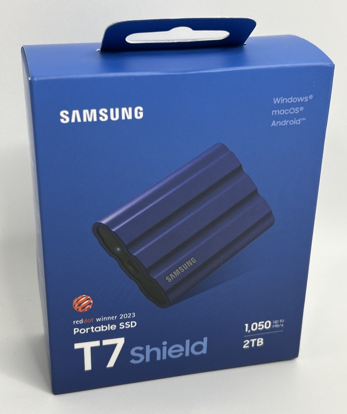 Samsung T7 Shield 2TB Portable SSD USB 3.2 Gen 2, Blue *NEW SEALED*