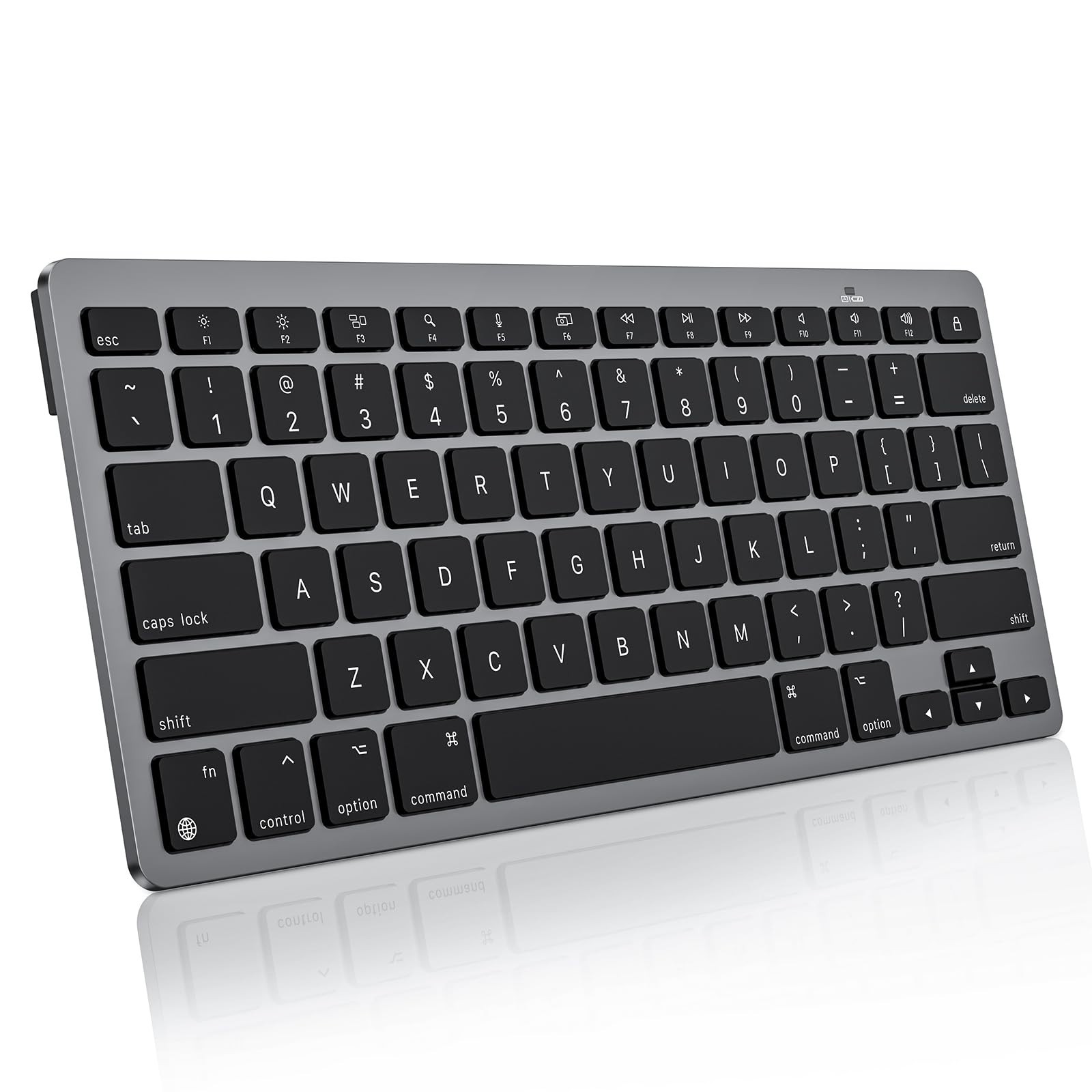 Ultra-Slim Bluetooth Wireless Keyboard for Mac, iMac, MacBook Pro/Air, Black