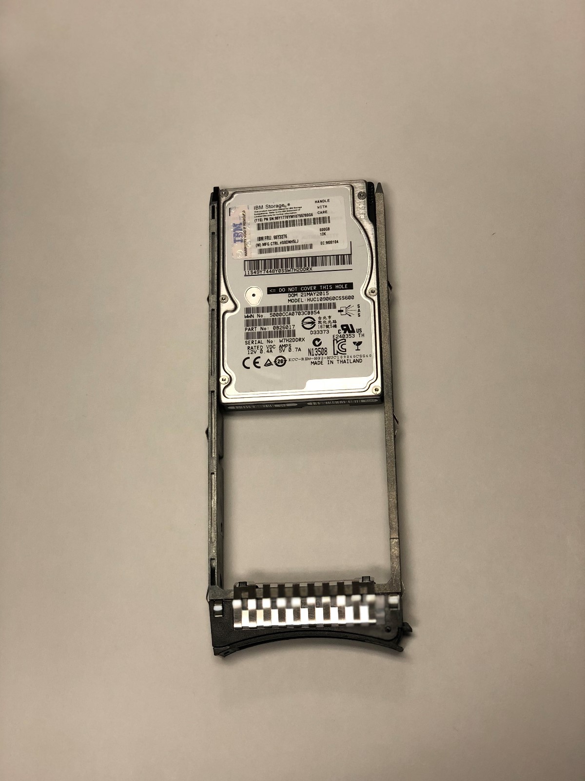 98Y3276 IBM 600GB 10K 6Gbps SAS 2.5'' Hard Drive 98Y1778
