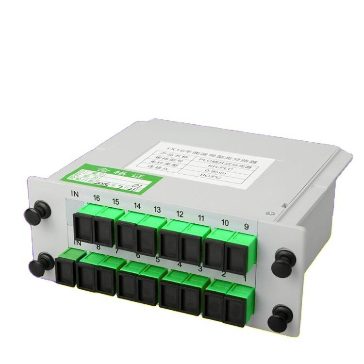 1/2/5pcs SC/APC 1:16 PLC Splitter Fiber Optic Singlemode FTTH Splitter Cassette