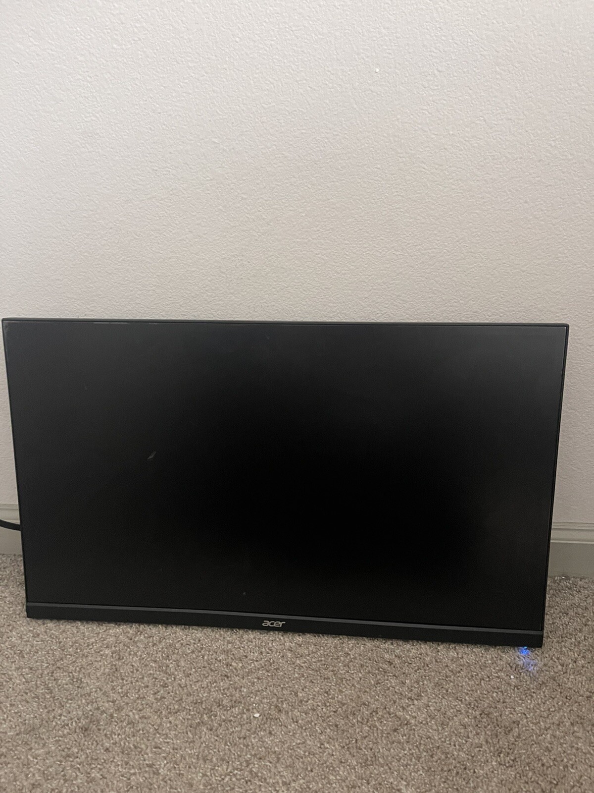 **PARTS OR REPAIR** Acer CB272 bmiprx 27" Full HD IPS Zero Frame Monitor