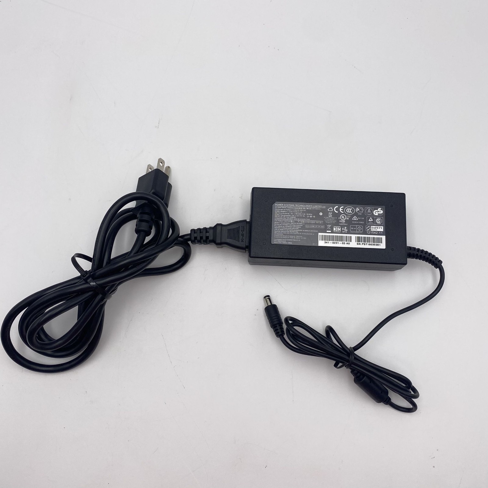 Cisco Compatible AC Power Adapter Charger 60W 12V 5A 341-0231-03