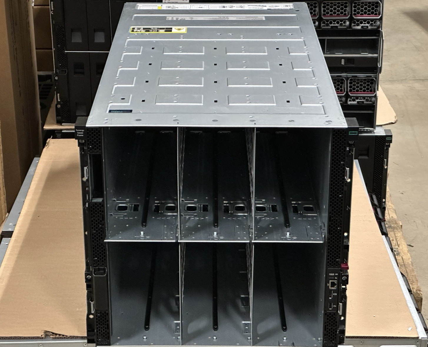 HPE Synergy 12000 Chassis Frame 10x Fans 12x Slots no PSUs CTO Server