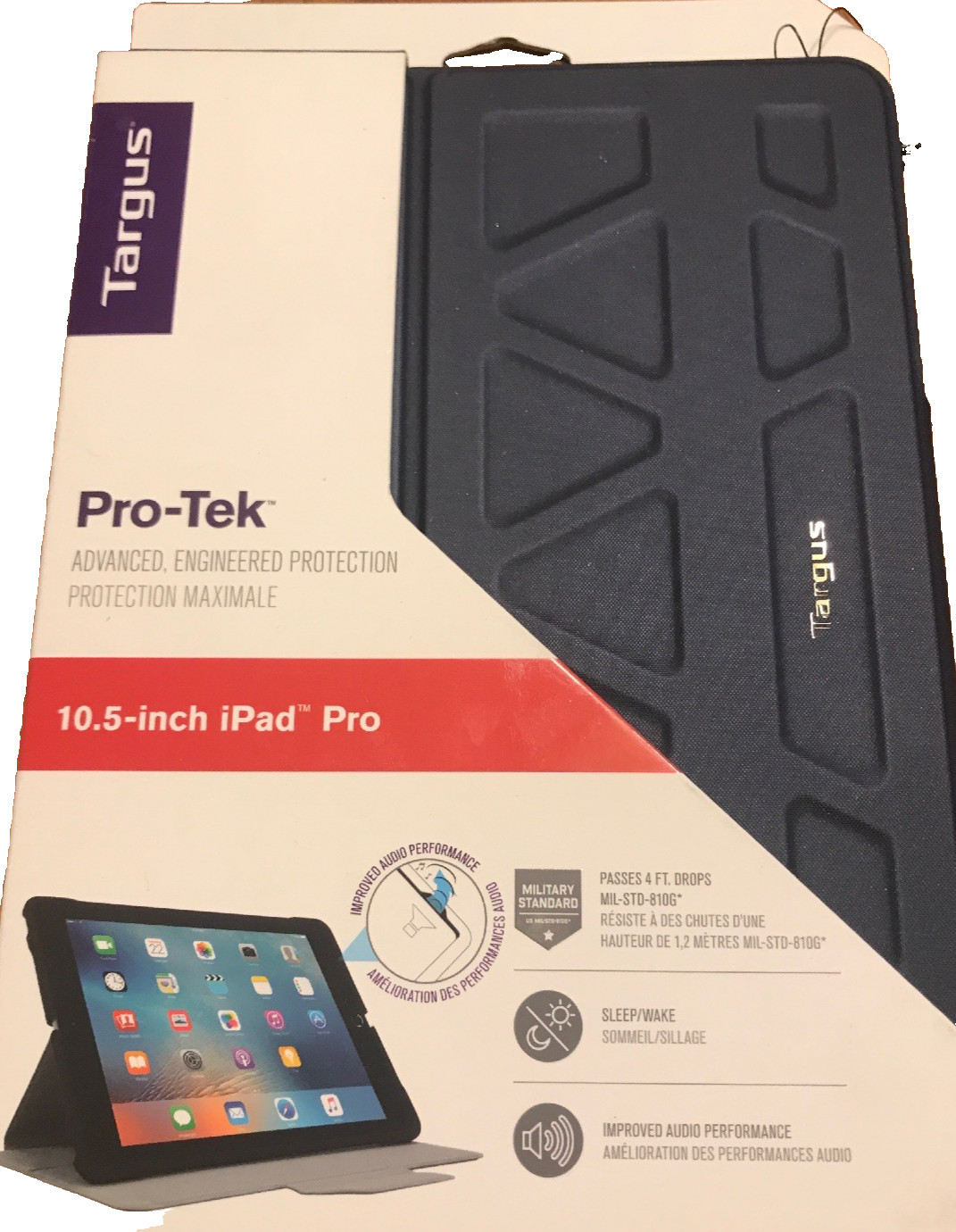 New Targus Pro-Tek Case Fits 10.5 in. iPad Pro Navy Blue-Brand New-SHIPS N 24 HR