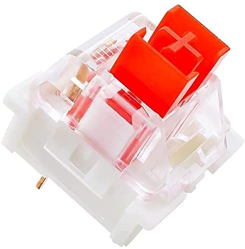 Pack 32 Red Switches,3 Pin Key Switch - Cherry MX Equivalent DIY Replaceable ...