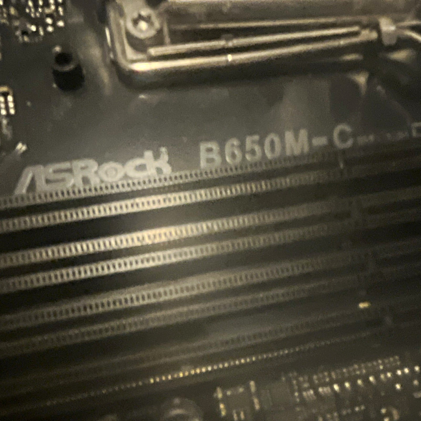 ASRock B650M-C MicroATX Socket AM5 AMD Motherboard DDR5 SDRAM 4 Slots
