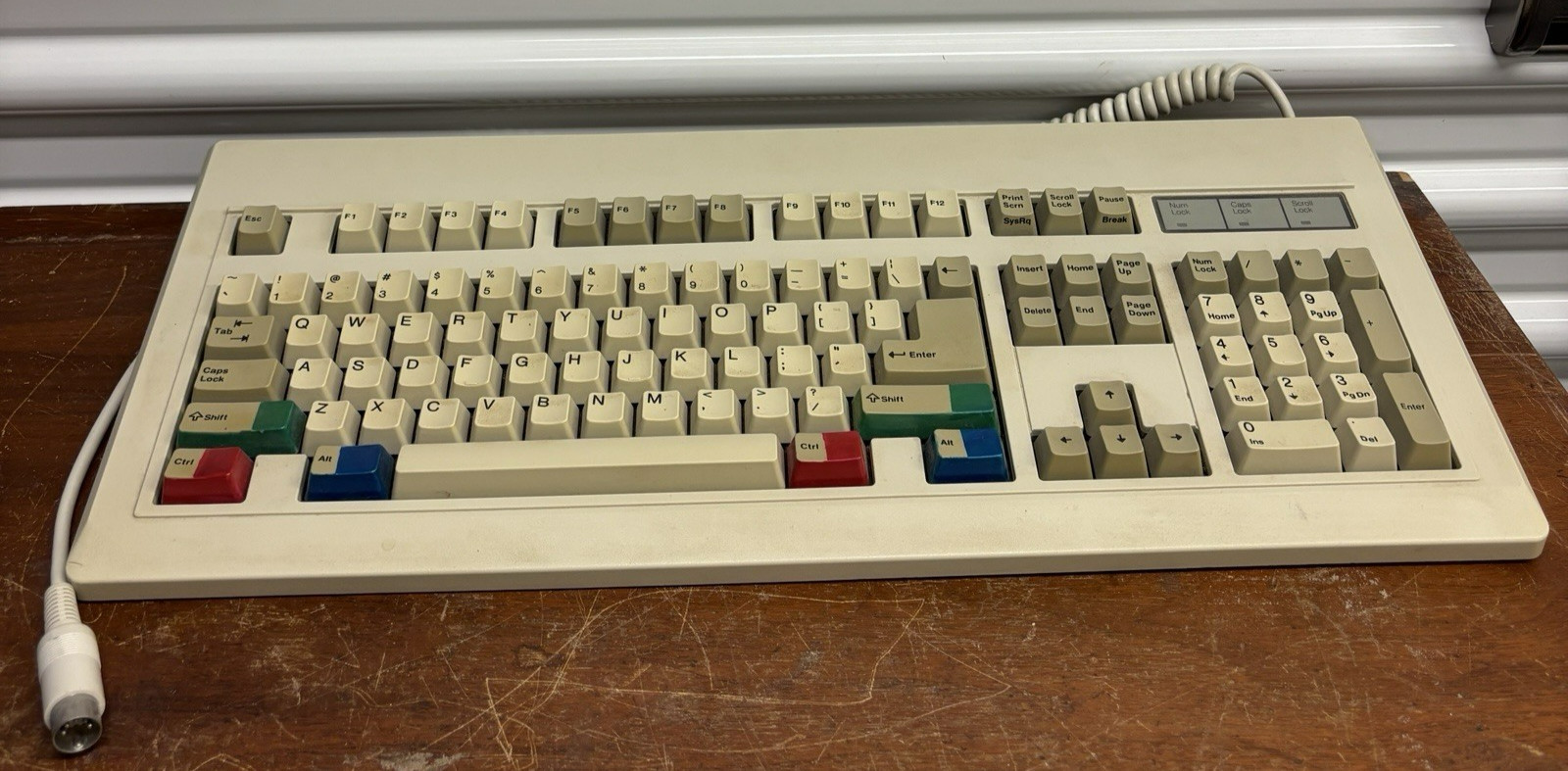 KeyTronics keyboard RT101+  wired as pictured vintage 90s 80s  NMB Technologies