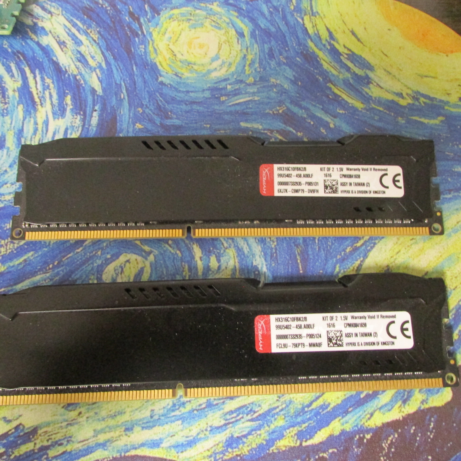 (2 Piece) Kingston HyperX Fury HX316C10FBK2/8 DDR3-1600 8GB (2x4GB) Memory
