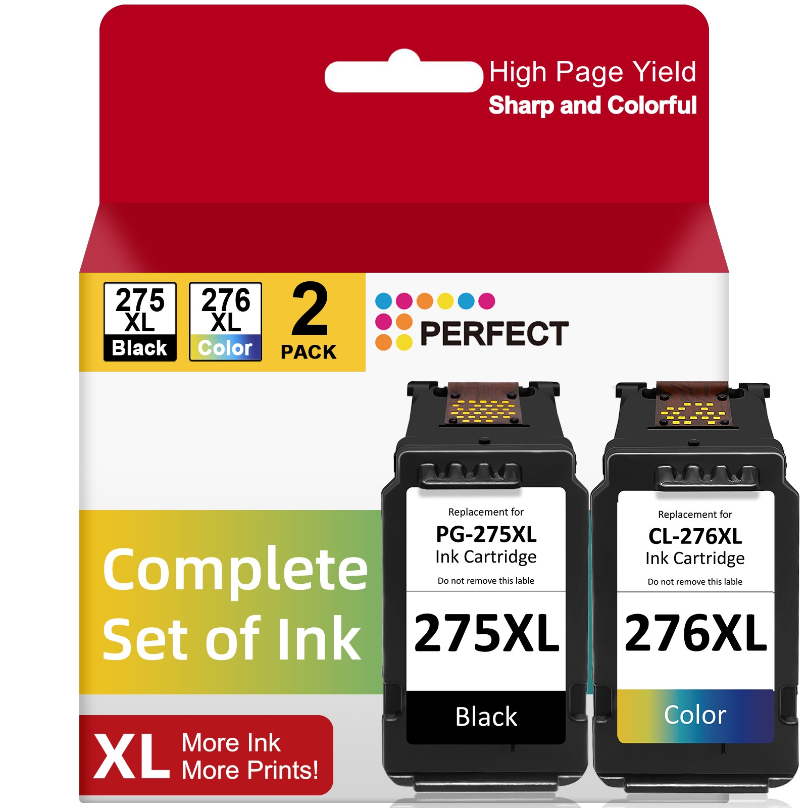 PG-275XL CL-276XL Ink For Canon 275XL Ink Pixma TR4722 TR4720 TS3722 TS3522 Lot