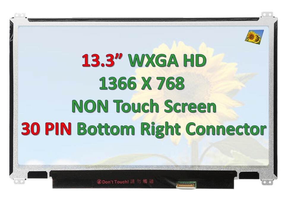 Dell DP/N 2C7YD 02C7YD O2C7YD Non-touch LCD Screen HD 1366x768 Matte  TESTED