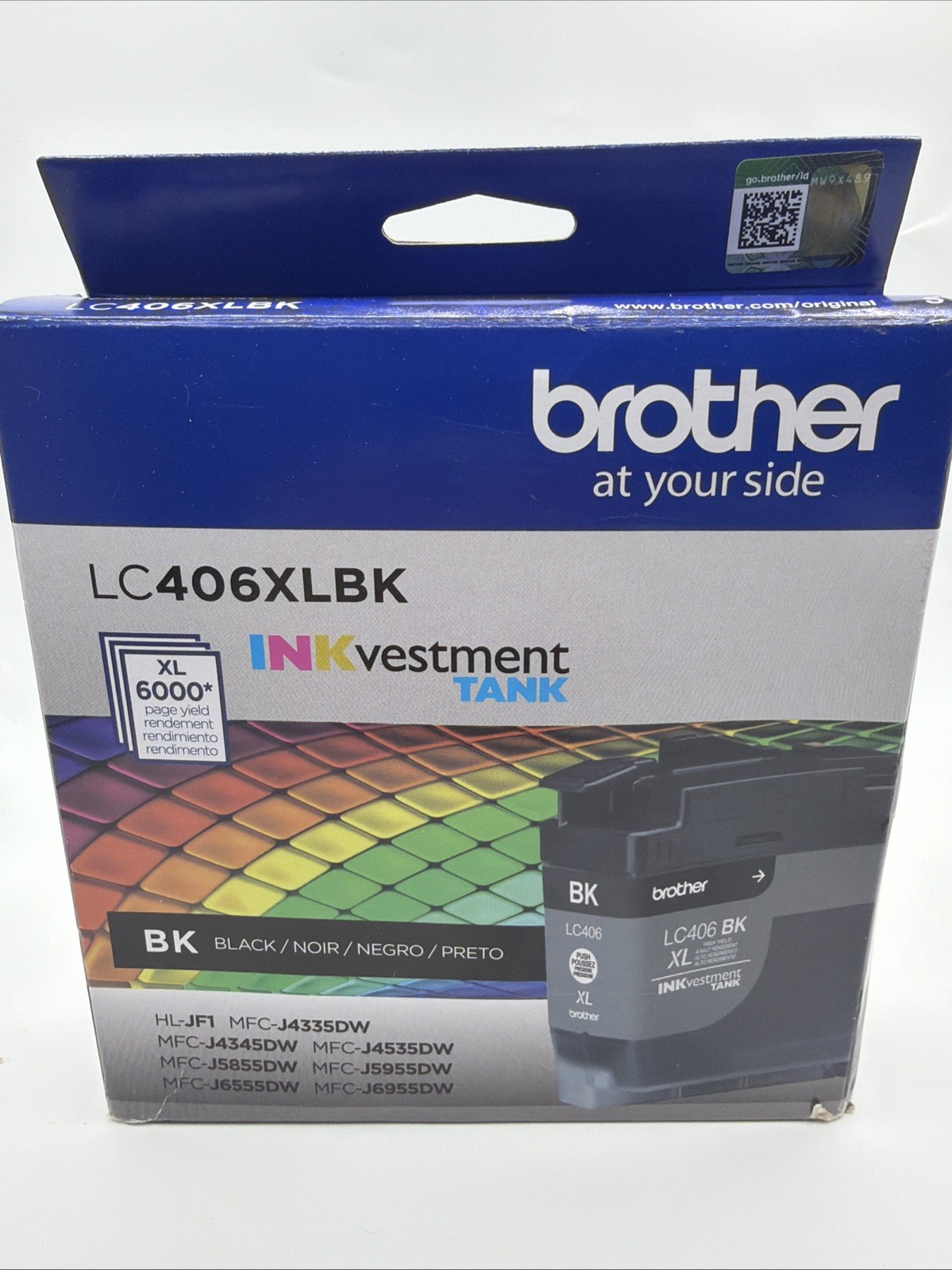 Genuine Brother LC406XL Black Ink Cartridges MFC-J4335DW MFC-J5855DW