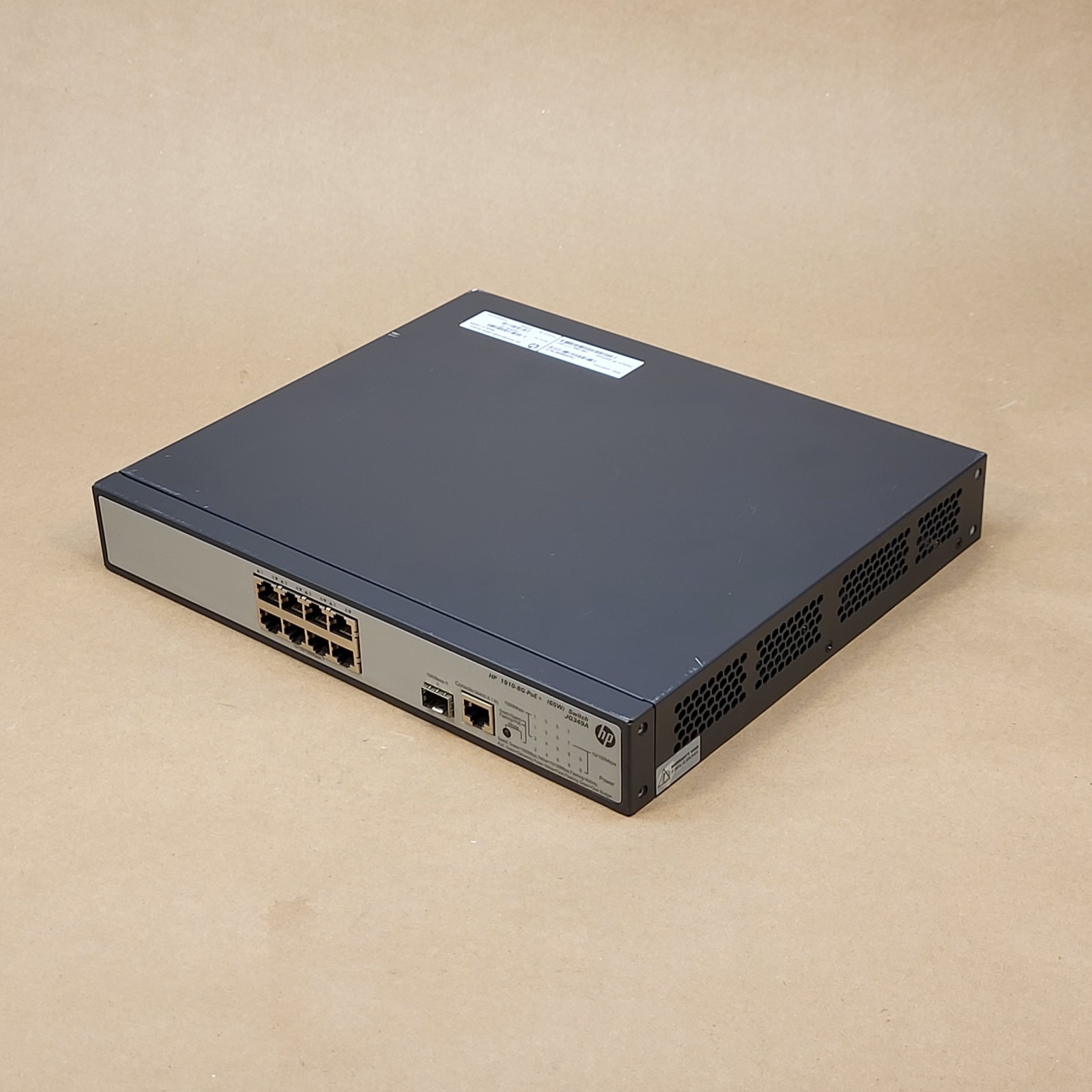 HP 1910‑8G‑POE+ (65 W) Ethernet Switch JG349A Managed 8‑Port + SFP PoE+