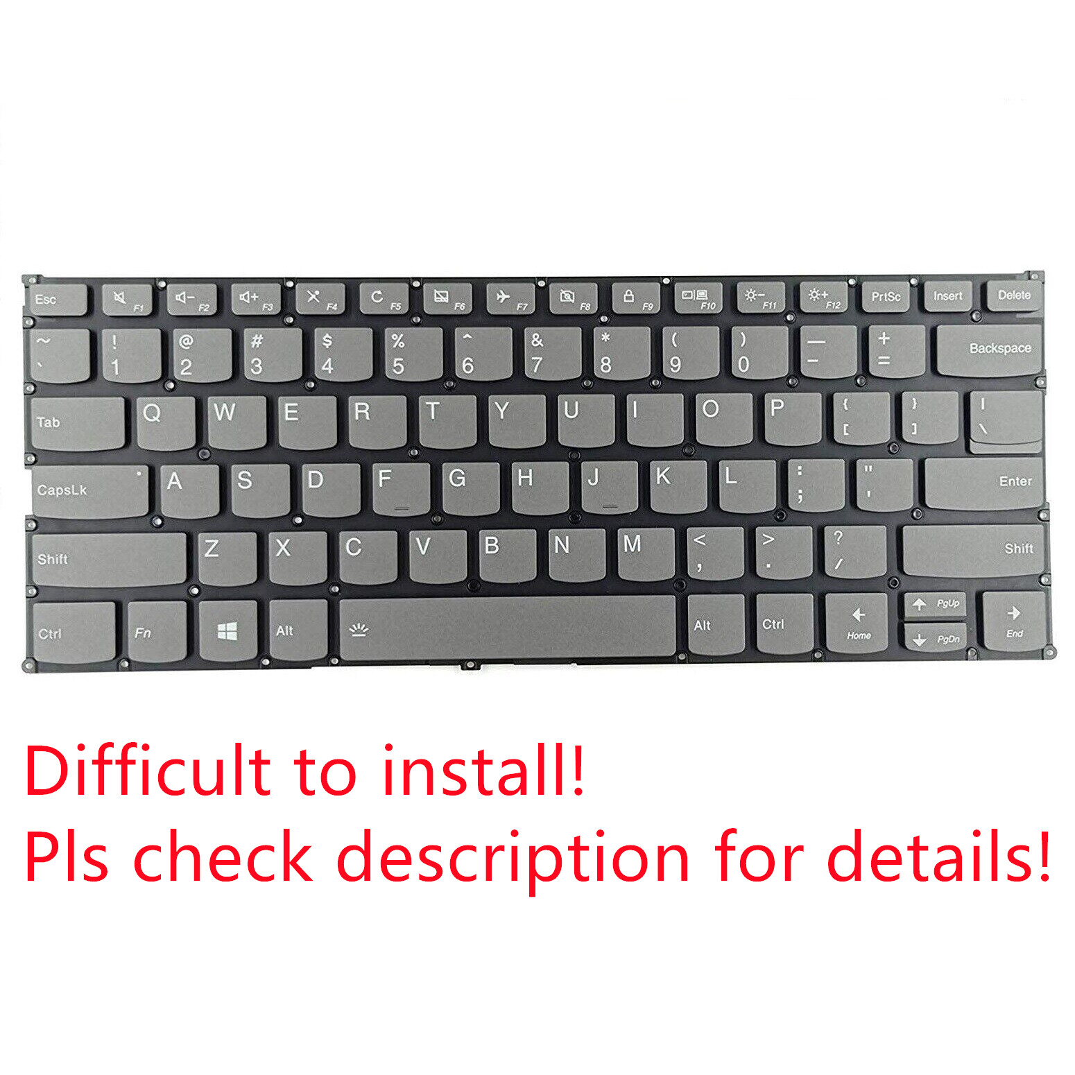 Original US Backlit Keyboard for Lenovo PN: PD4SB-US