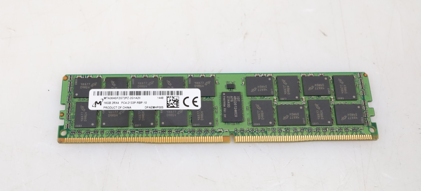16GB Micron MTA36ASF2G72PZ-2G1A2II DDR4 PC4-2133P Server Memory