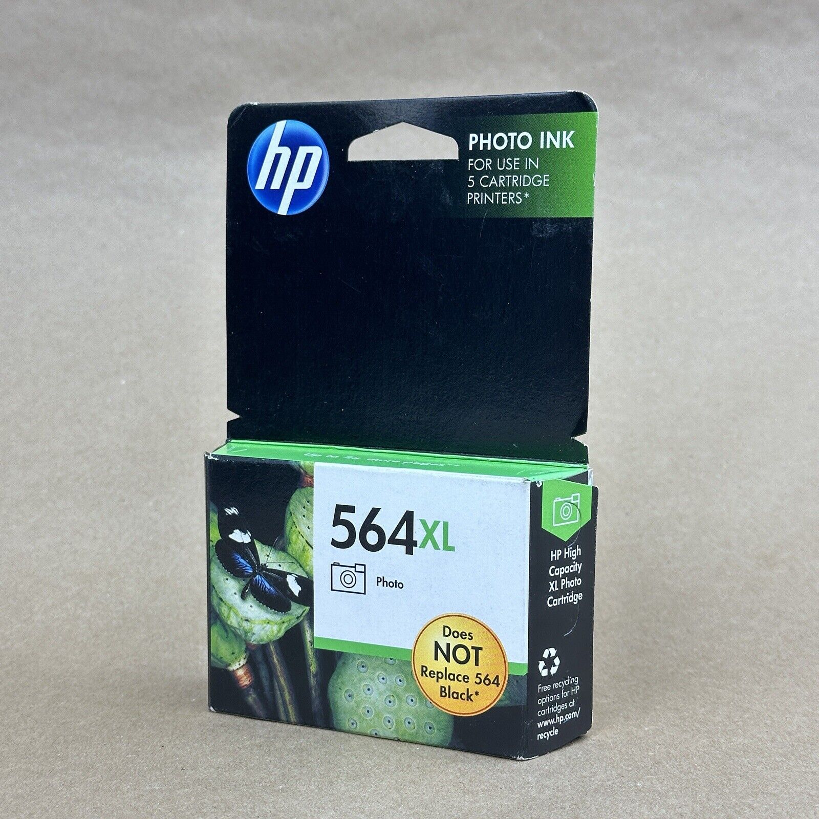 New HP 564XL Photo Ink Cartridge Expired Feb 2014