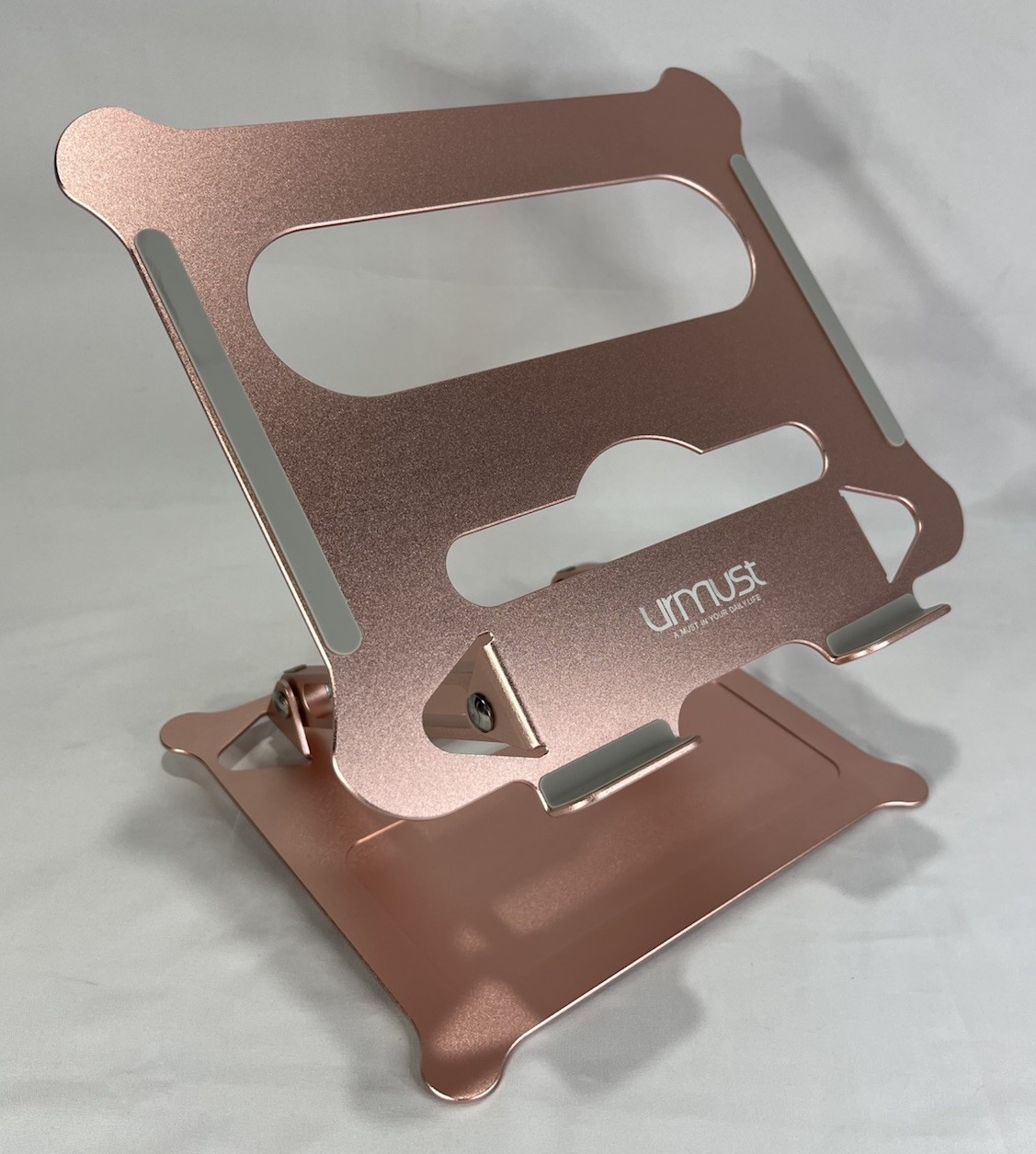 Urmust Pink Laptop Notebook Stand Holder Adjustable Laptop Ergonomic Computer