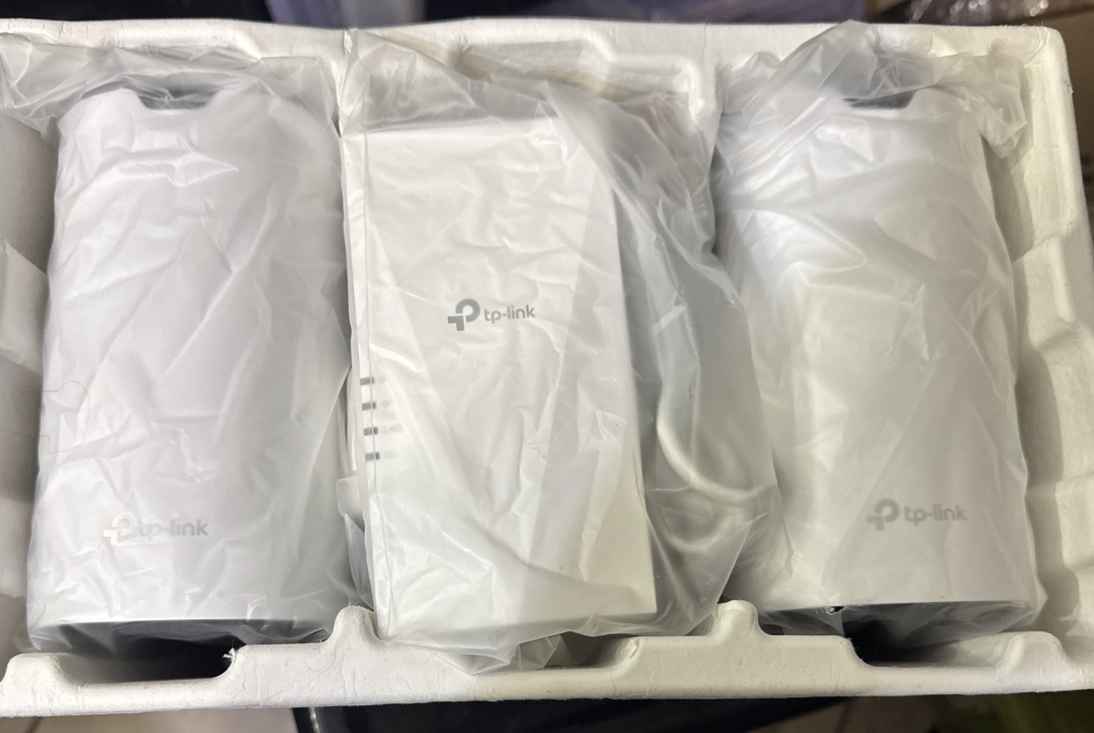 TP-LINK 2-AC 1900 DecoS4- RE600X AX1800 WiFi 6Extender Covers up to 1500 sq.ft &