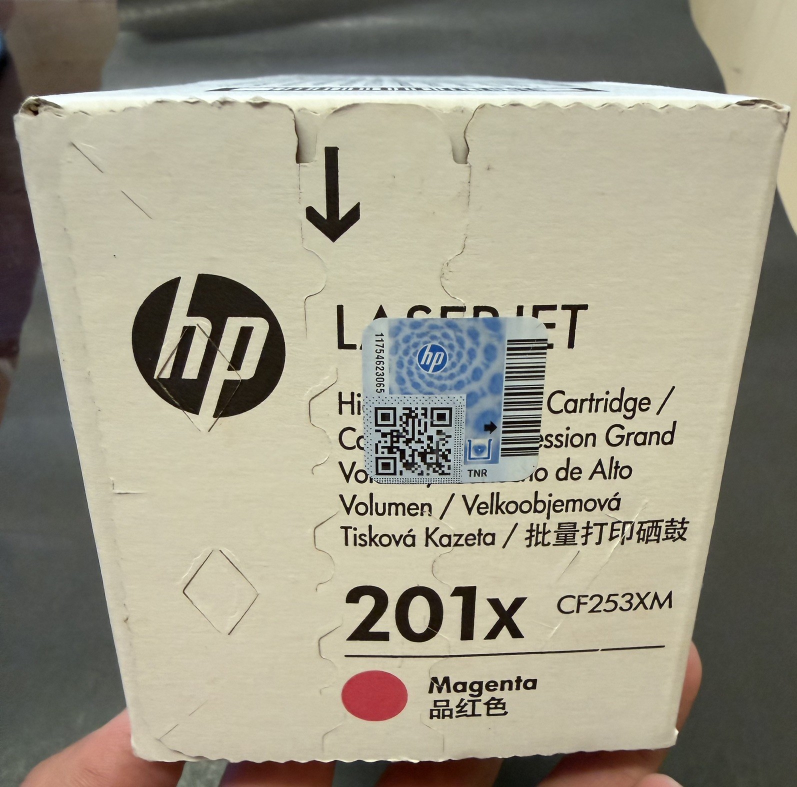 HP 201X Magenta Genuine LaserJet High Yield Toner CF253XM CF403X OEM Sealed