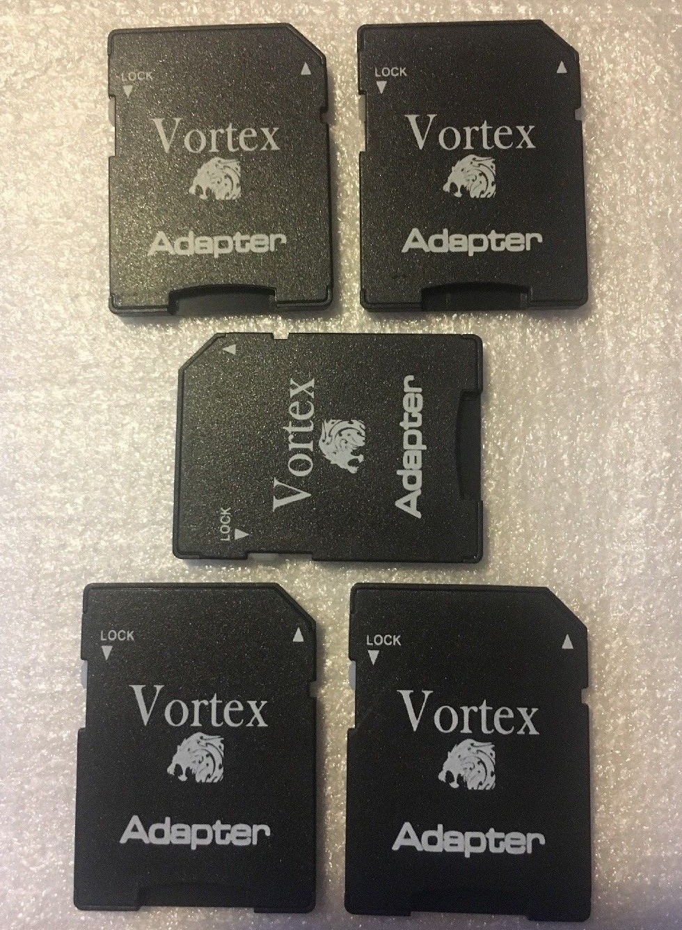 5 Pack Micro SD to SD HC SDHC Memory Card Adapter Readers - NEW