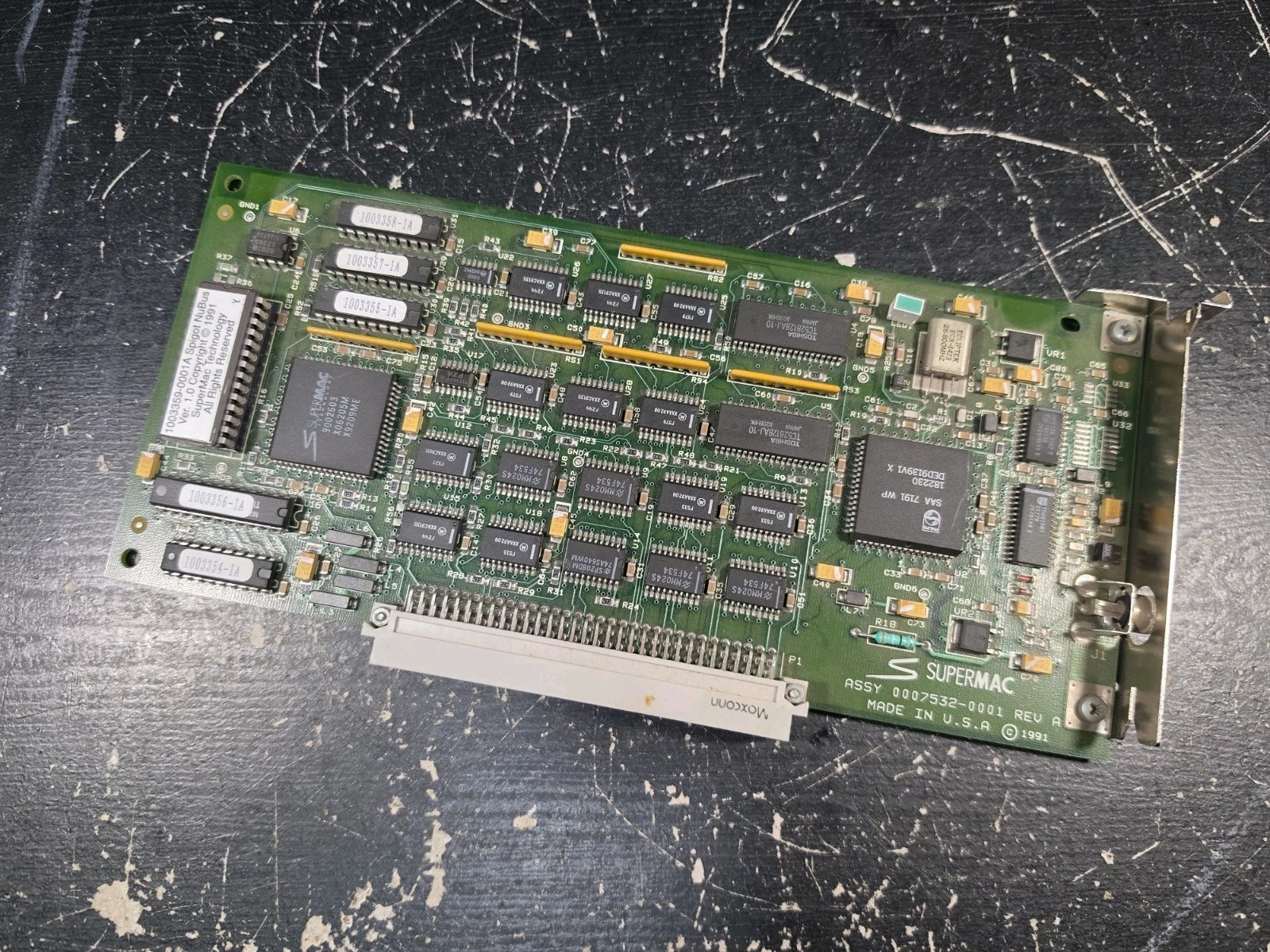 Vintage 1991 SuperMac Spigot NUBUS Graphics Card For Apple Macintosh Computers