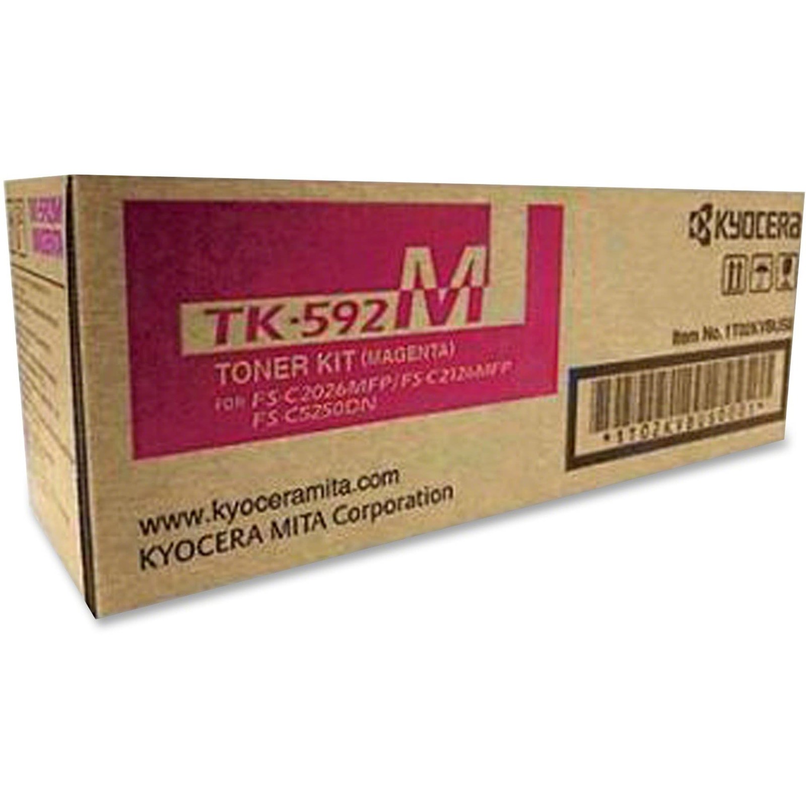 Original Kyocera TK-592M Magenta Toner. New Sealed Toner, We Ship Fast