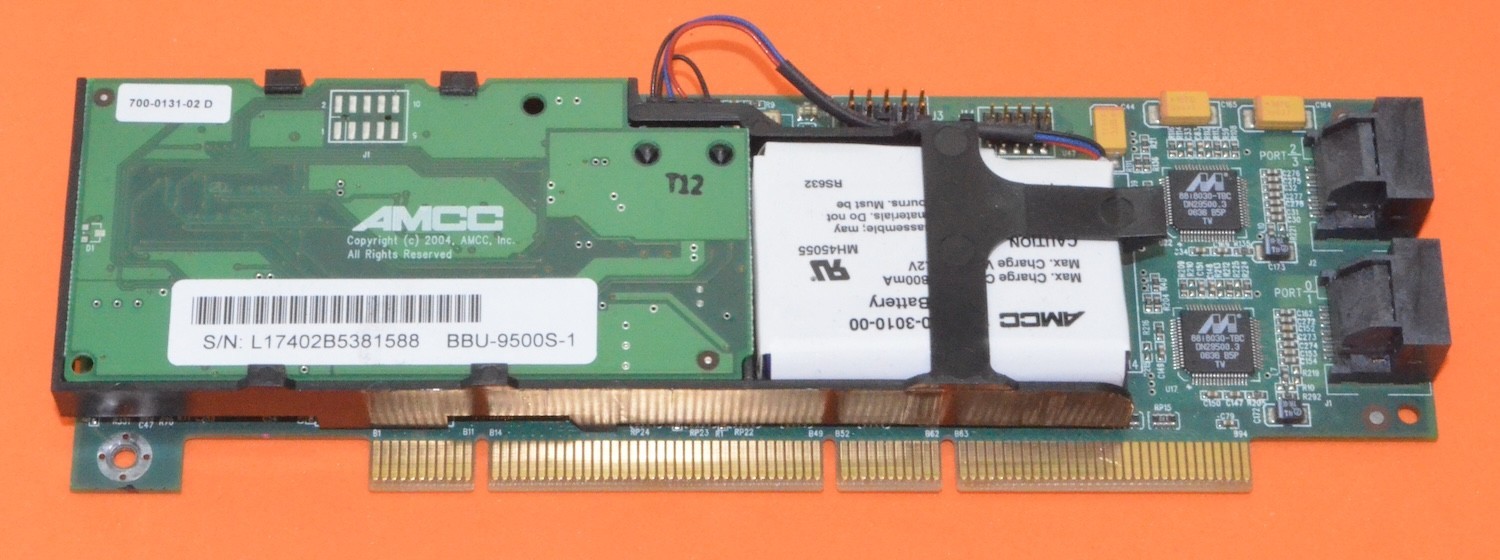AMCC RAID Controller Card Power Supply for NSM-160 *Used* 700-0131-02 D