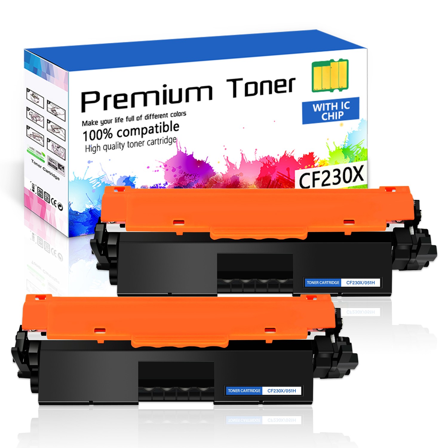 1-6 PACK CF230X Toner Cartridge for HP 30X LaserJet Pro M227d M203d MFP M227sdn