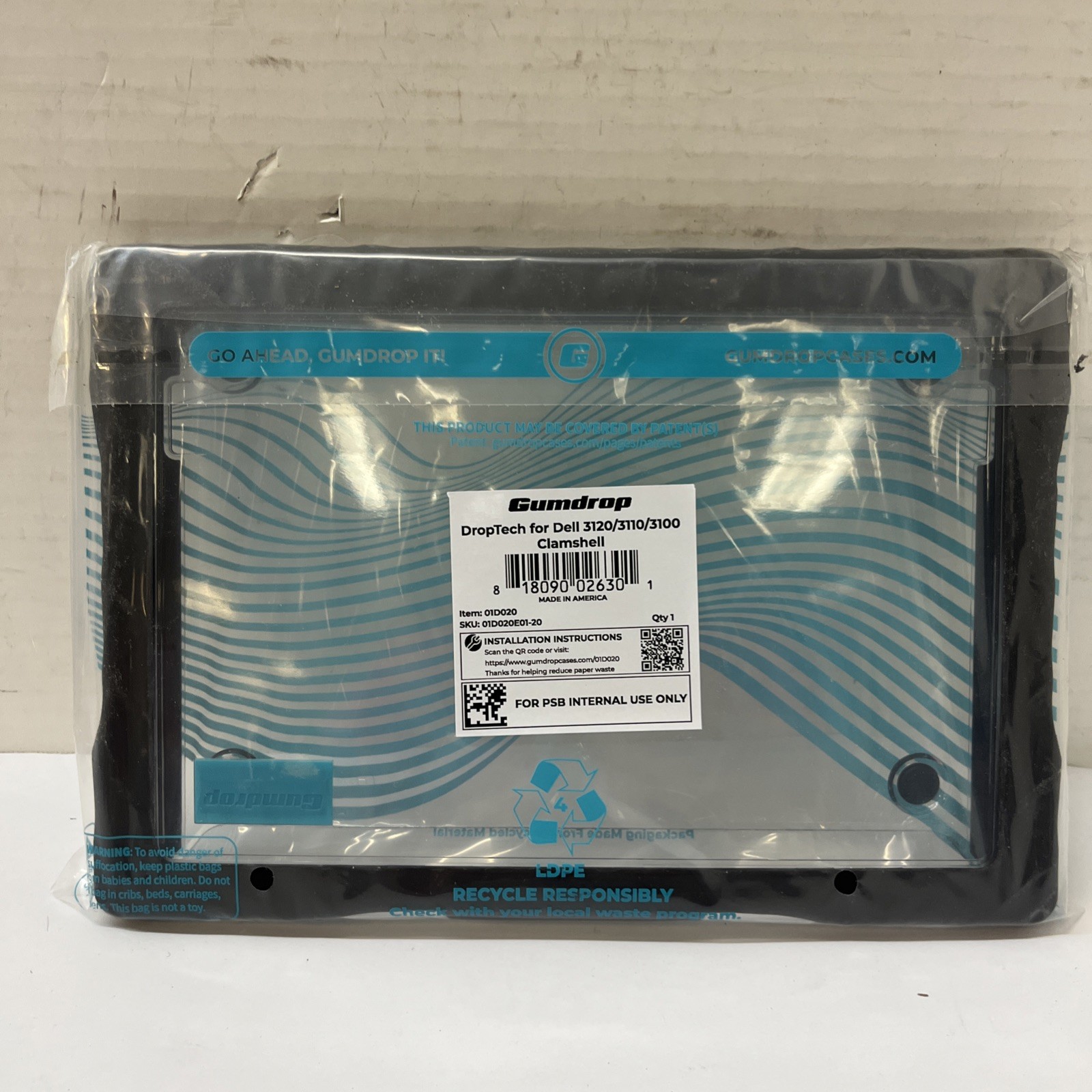 Gumdrop Droptech For Dell 3110 Chromebook (Clamshell)