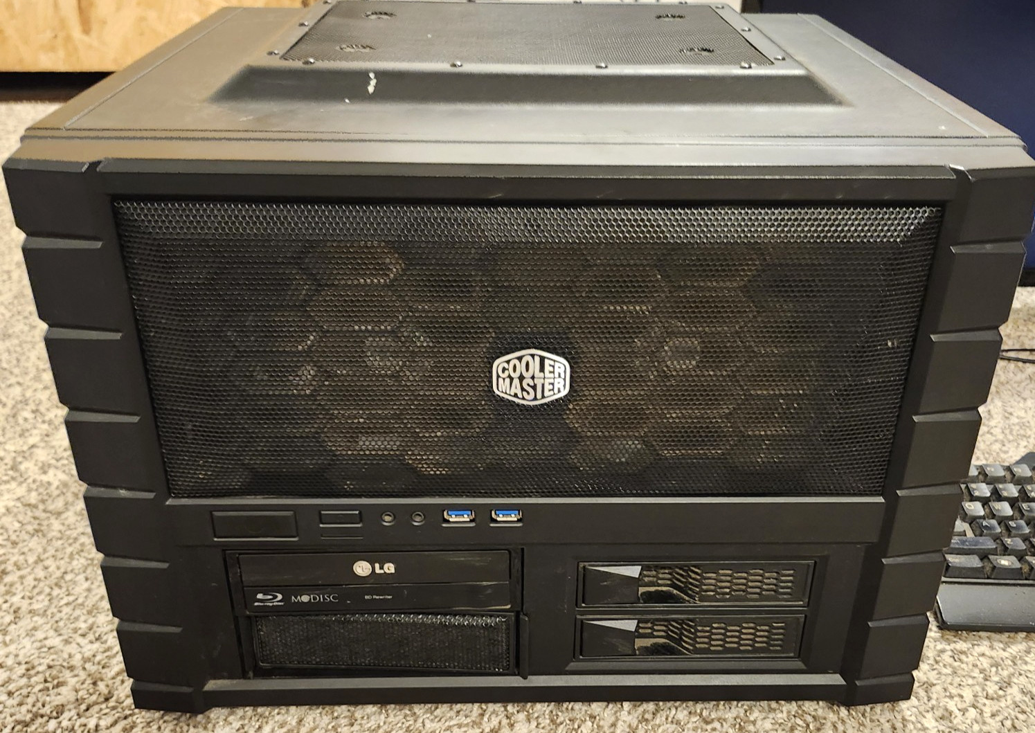 Cooler Master HAF XB EVO ATX PC Case -blu-Ray Drive 6700k Cpu 480w Psu