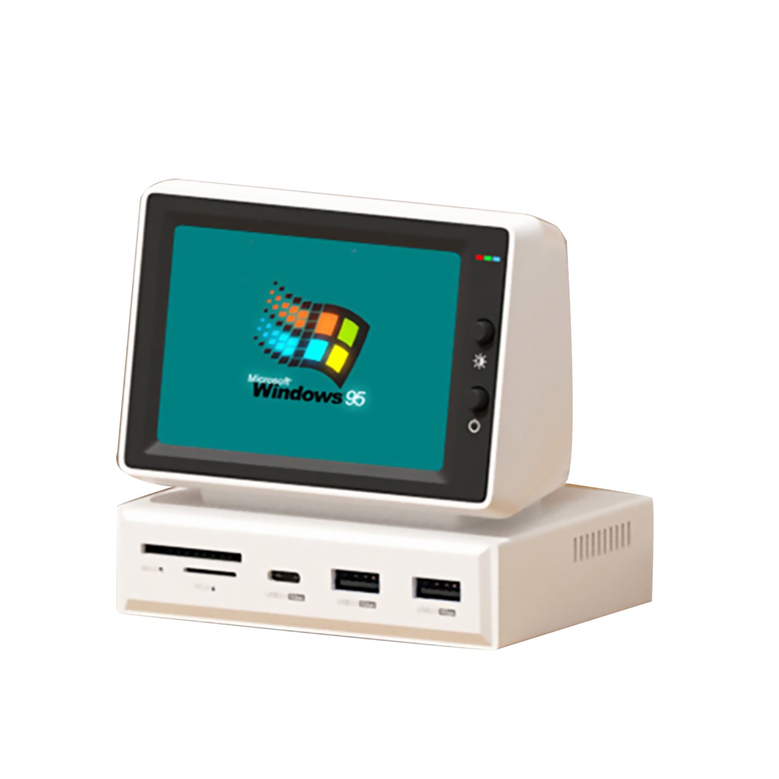3.5inch IPS Mini Computer Secondary Screen LCD Display Monitor Multi interfaces,