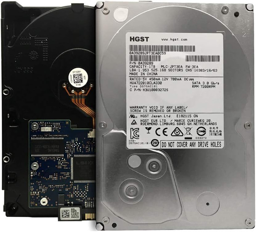 Ultrastar A7K2000 HUA722010CLA330 (0A39289) 1TB 32MB Cache 7200RPM SATA 3.0Gb/S 