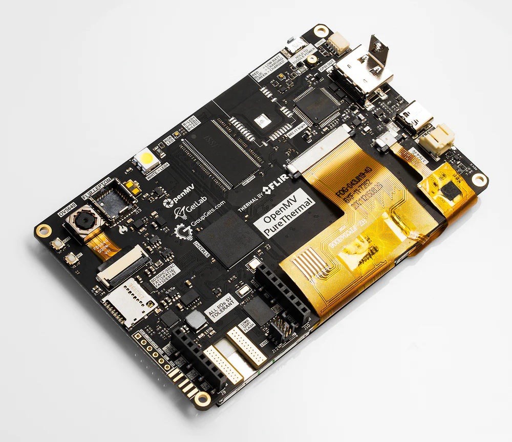 Pure Thermal OpenMV Multispectral Thermal Camera Board with LCD Screen