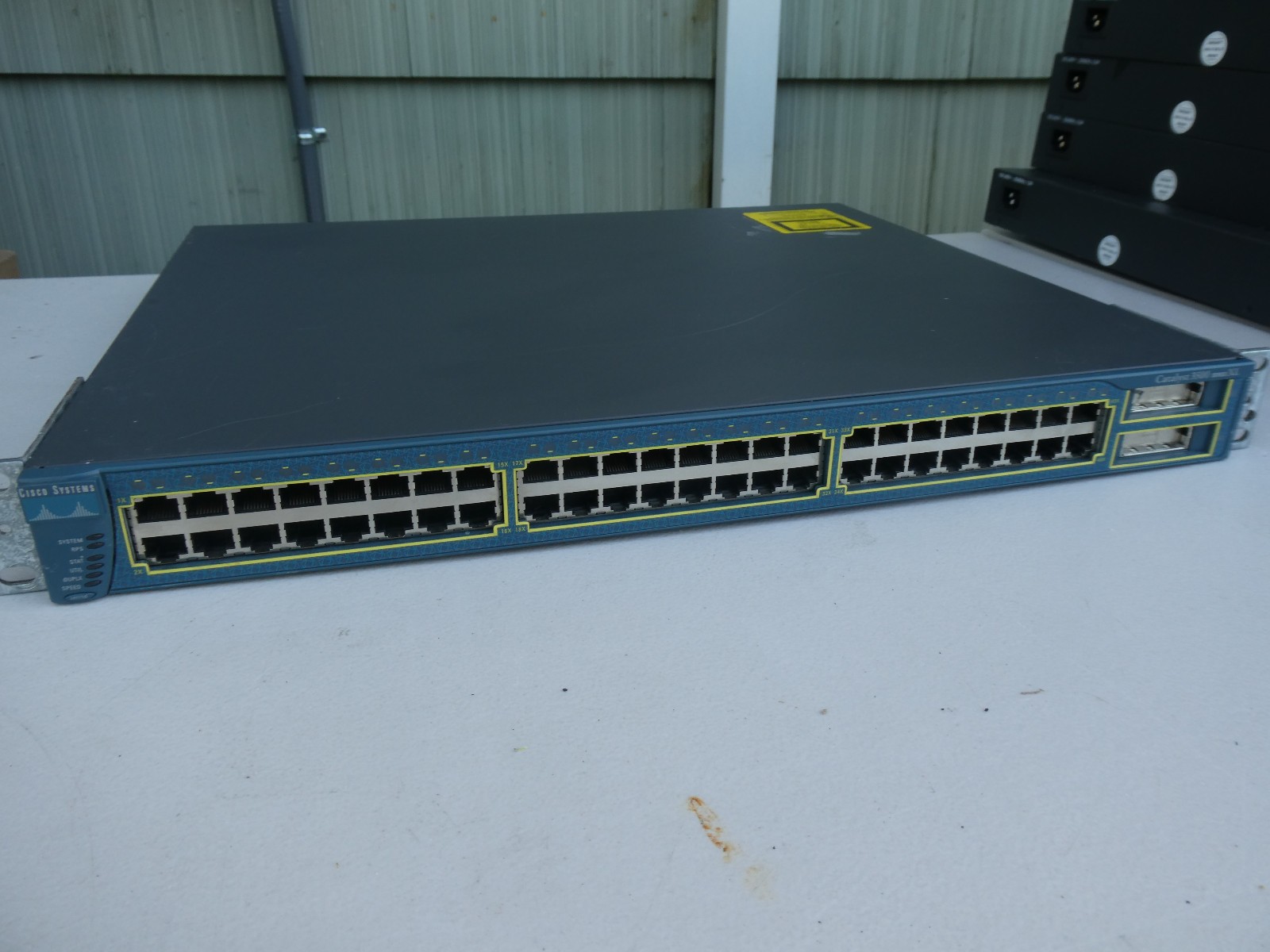 🍀 NICE RARELY USED WS-C3548-XL-EN Catalyst 3500 XL 48-Port Managed Switch