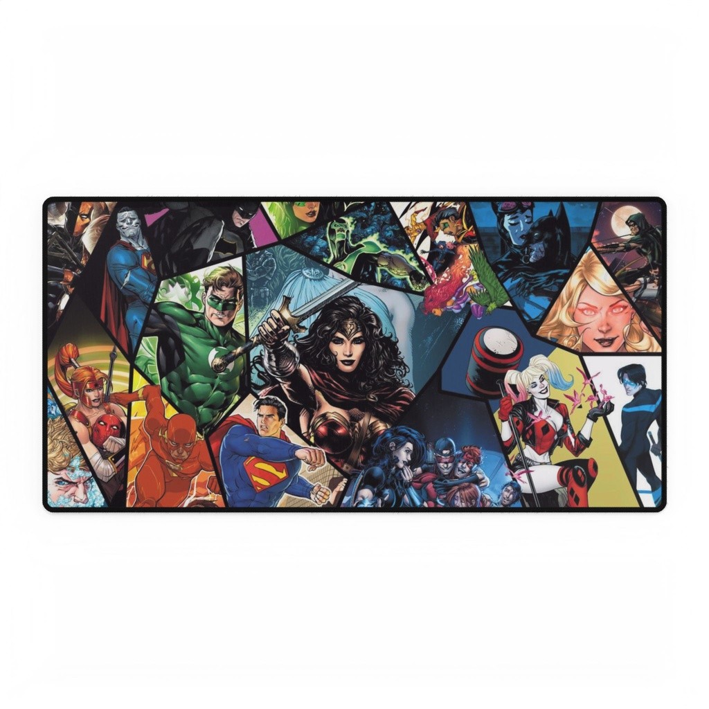 DC Comics Justice League Mosaic Heroes Art Mouse Pad Desk Mats