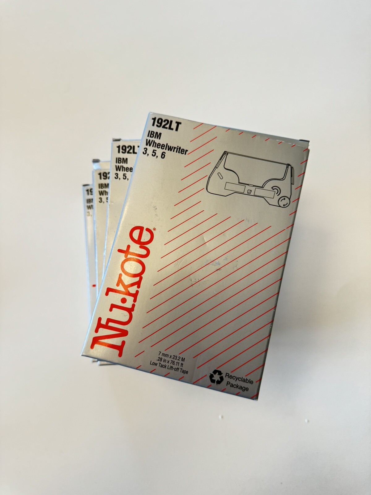 NU-KOTE 192LT IBM WHEELWRITER 3,5,6 REPLACEMENT TAPE SET OF TWO