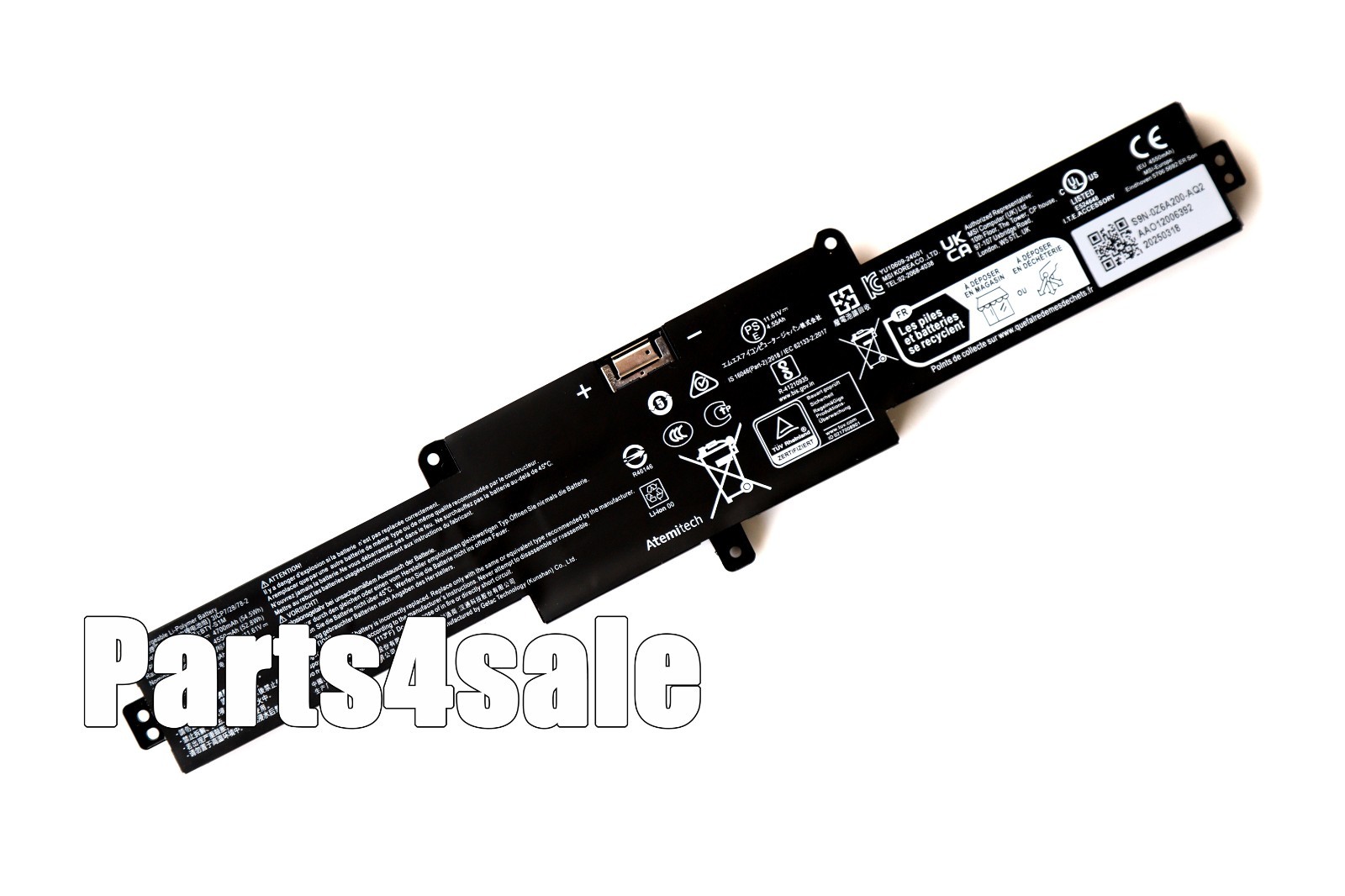 New Genuine BTY-S1M Battery for MSI Claw CLAW A1M-019CN A1M-025HK A1M-050US