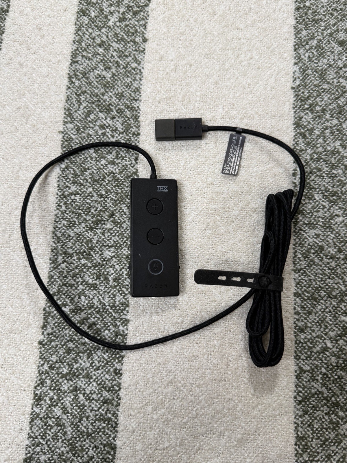 Razer RC30-0205 THX USB Audio Volume Controller 3.5mm Port for Kraken Headset